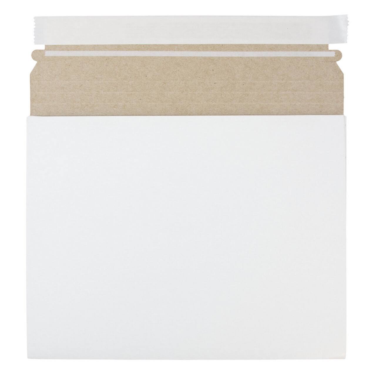 JAM Paper White Expandable Photo Mailer Peel & Seal Closure Envelopes, 6ct.